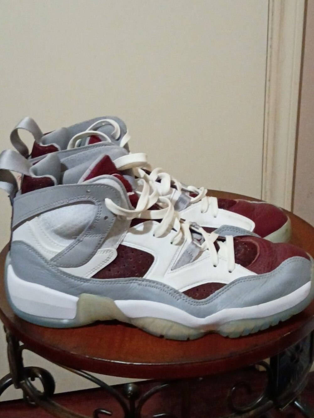 Nike Air Jordan Men's Two Trey Shoes 9.5 Burgundy Light Graphite Grey DO1925-103
